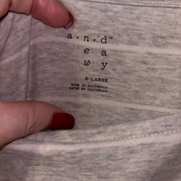 Elegant Gray Striped Long Sleeve Top - Picture 3 of 7